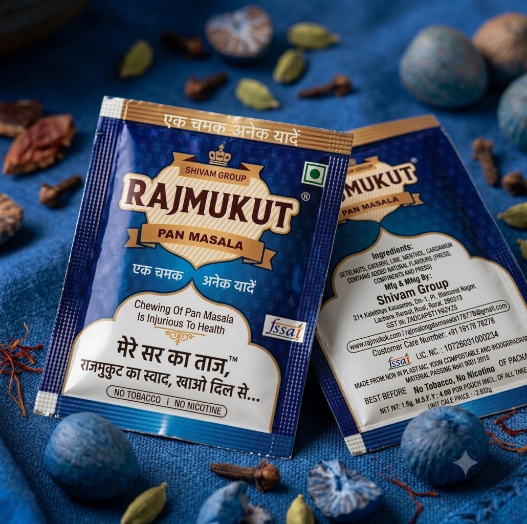 Rajmukut Pan Masala Packet